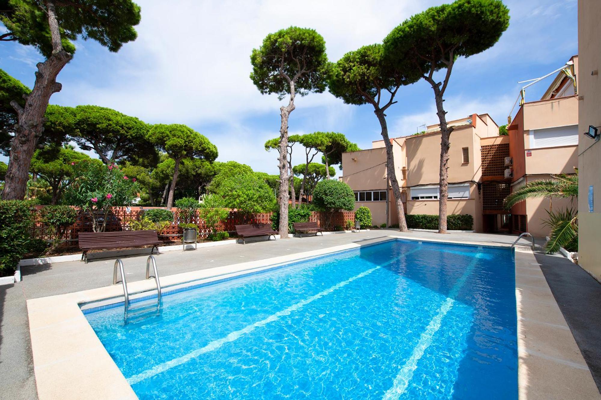 Encantador apartamento en la playa Castelldefels Exterior foto